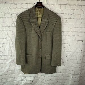 Oak Hall Men's Classic wool cashmere Blazer jacket sz 46L tall classic
